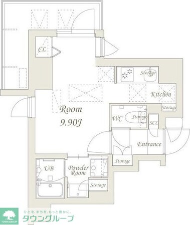 グランカーサ錦糸町 旧スプランディッド錦糸町Iの物件間取画像